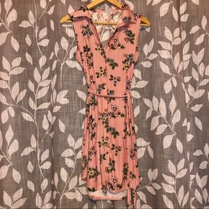 3/$20 No Boundaries Striped Floral Dress